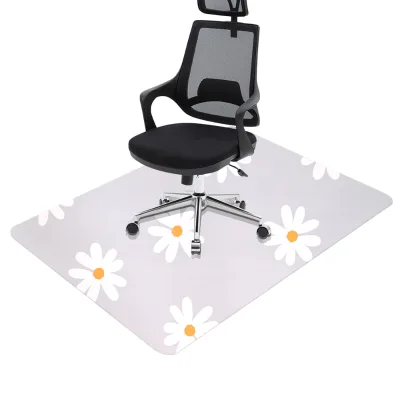 ALLIFEMATS Prevent Chair Pulley Damage Floor Waterproof Easy to Clean Printed Mat for Floor