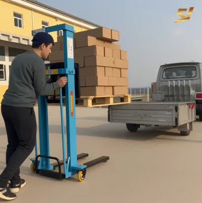 Customized Hand Pallet Stacker Lifter Stacker Hand Stacker