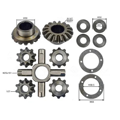 Heavy Duty Truck Differential Spare Parts Planetary Gear Set for Isuzu NKR66 25T Gears Differential Ring Spider Gear