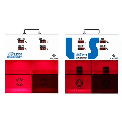LS301 LS300 Window Tint Temperature Meter Heat-shielding Performance IR Blocking Rate Heat Insulation Property Demonstration
