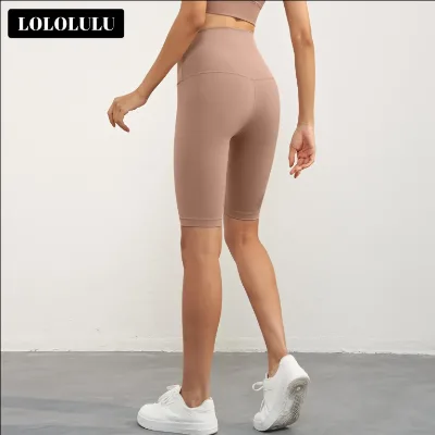 High Waist Custom Logo Tummy Control Breathable Push up Women Biker 80Nylon 20Spandex Gym Yoga Shorts