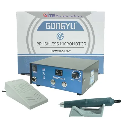 250W 90000RPM Brushless Industrial Micro Motor Model 033&A2 Gemstone Engraving Machine