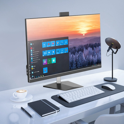 IPS FHD LCD Screen 1920x1080P 23.8 Inch Gaming PC Intel I3/I5/I7 Integrated Graphics Speakers AIO PC Home Use