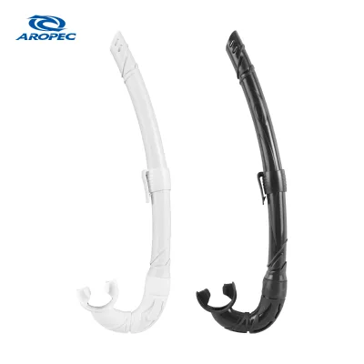 Aropec Soft Flexible PVC Snorkel with Silicone Mouthpiece, Durable & Lightweight Design for Snorkeling - OEM/ODM/OBM