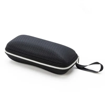 Black Glasses Box with Zipper Fashionable Sunglasses Storage Case Manufacturers' Sunglasses Case 2025 Fashion Trendy