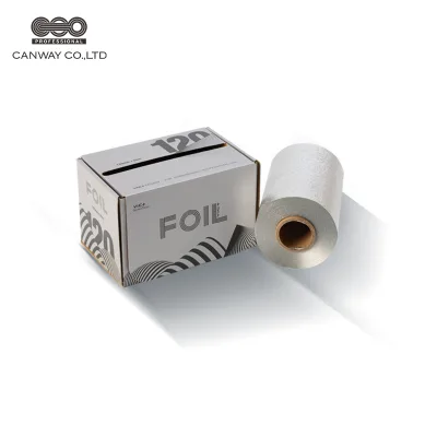 Vic+Triple Colors Smooth Foil Roll Roll/Box Customized Hair Salon Foil Paper Curl Pop up Hair Foils for Highlighting Color
