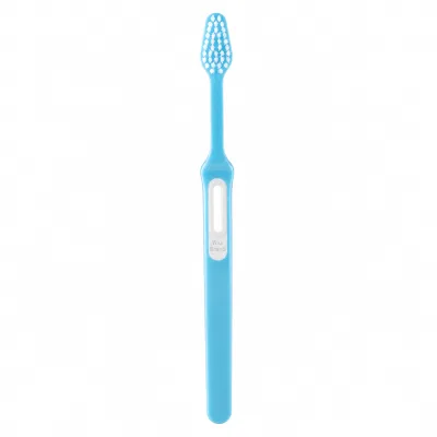 Wholesale Medium Hard Nylon Bristle Toothbrush with Ergonomic PP Handle for Hotel Travel and Personal Oral Care