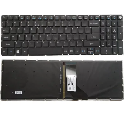 New GR FR AR SP UK US Laptop Keyboard Replacement for Acer E5 573G 553 523 522G 576 A315-53 V3-574G Keypad V3-574G Laptop