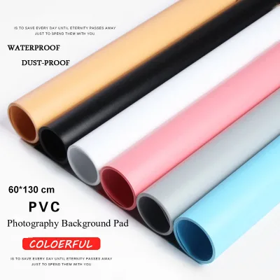 60x130cm Colorful PVC Photographic Backdrop Board for Studio Photography Product Background Waterproof Dustproof Pad Sheet