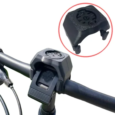 1PCS Folding Center Mount Bike Computer Holder 3D Printed ABS Housing with Interface Base Outdoor Cycling Parts
