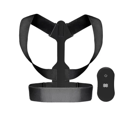 OEM Electric Intelligent Portable Adjustable Smart Posture Corrector Body Shaper for Men and Women Black Adult Accept OEM ODM