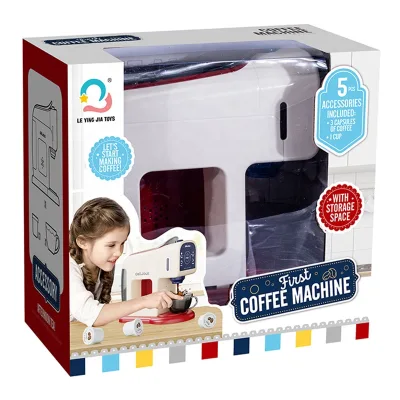 Kitchen Toy Pretend play house game plastic simulation lighting music electric kids coffee machine toy
