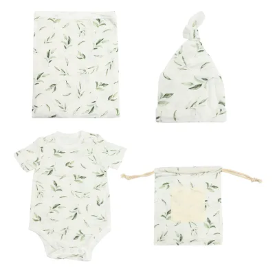Organic Baby Clothes Gift Set Bamboo Baby Sleepwear Gift Set Sustainable Newborn Clothes Gift Set Eco Friendly Baby Clothes