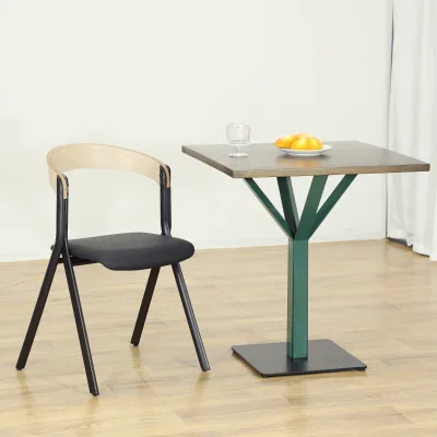 Modern Industrial Fashionable Chair Metal Frame Furniture for Cafe Shop Banquet Hall