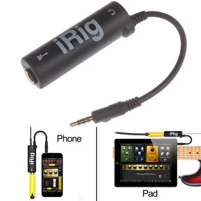 Wholesale Guitar Audio Effects Cable Audio Adapter Guitar Cable Phone Converter