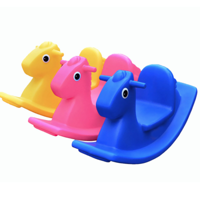 Toddler Durable Indoor Rocking Horse Traditional Rocking Horse Design Smoothly Rounded Rocker Plastic Rocking Horse