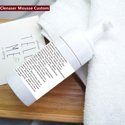 Private Label Custom Original 100G Foaming Face Cleanser Clear Face Wash Foaming Mousse Facial Cleanser