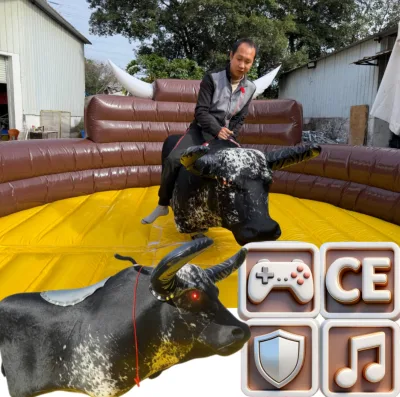 Top Selling Luxury Rodeo Bull Commercial Adults Kids Mechanical Bull Ride for Amusement Park Centers Sale Used Mechanical Bull
