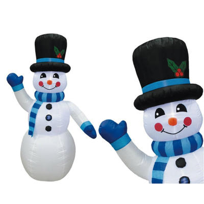 Commercial Outdoor Christmas Decorative Snowman Cartoon Snow Man Inflatable Christmas Snowman