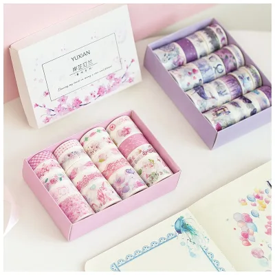 20Rolls PVC Electric Tape Set Kawaii Ocean Star Forest Sakura Dessert Stickers Gift Package Scrapbooking Masking Acrylic