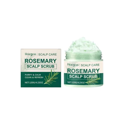 Private Label Rosemary Scalp Scrub Mildly Cleansing with Daily Refreshing Care Moisturizing Nourishing Herbal Scalp Care Scrub