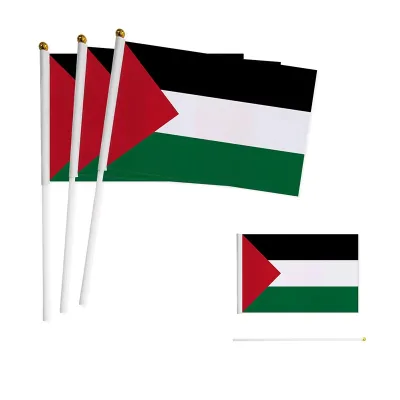 Double Side Printing Ready to Ship Cheap OEM Flags Manufacturers Palestine Promotional National Banner Palestine Flag