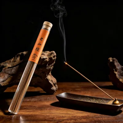 Natural Sandalwood Incense Sticks Indoor Home Fragrance Incense for Buddha Worship Meditation Temple Prayer