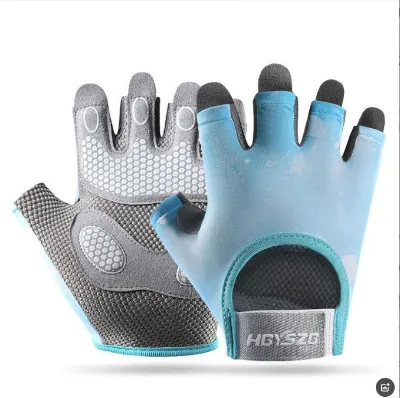 Customized Logo Half-finger Weight Lifting Gloves for Gym Men Women Available Workout Fitness Weight Lifting Gym Gloves