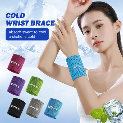 Men's & Women's Sports Wristband for Fitness Running Cycling-Cool Sweat Absorbent & Breathable Spandex Nylon Material Adult Size