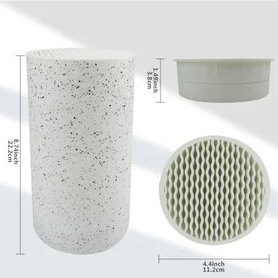 Whosale Marble Knife Holder Universal Kitchen Knives Scissor Plastic Block Holders Manufacturer