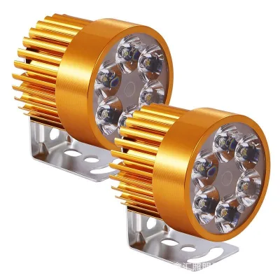 Electric Scooter Headlight LED Spotlight 12V Super Bright LED Electric Tricycles Modified Vehicles External Front Spotlight