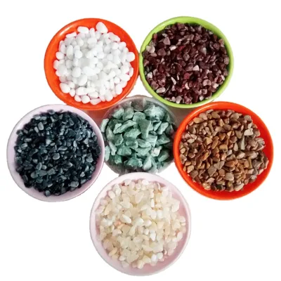 Natural Colorful Cobble Pebble Stone Tan Paving Basalt for Outdoor & Park Use