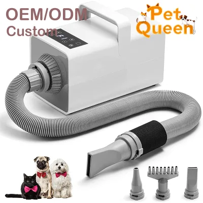 Intelligent Touch Screen Automatic Charge Simple Pet Grooming Dryer with Adjustable Speed Dog Hair Dryer