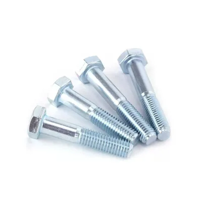 Semi-Threaded External Hexagonal Bolts Hex Head Hexagon Fasteners