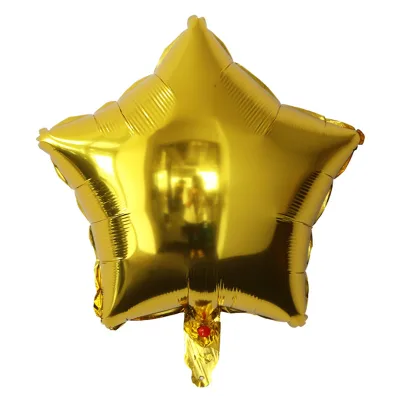 Wholesale 18-Inch Lightweight Aluminum Five-Pointed Star Balloon for Birthday Christmas Festivals Party Helium Balloons