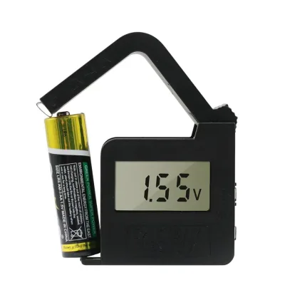 168 Max Battery Checker Button Cell Tester Digital Lithium Battery Capacity Tester Universal Analyzer Display Check for 9V AAA
