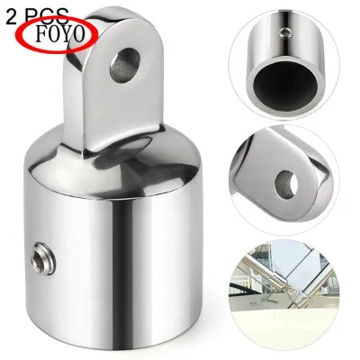 FOYO Brand 316 SS Top Cap 1 Inch Superior Seawater Corrosion Resistance Neatly Seal Railing Tube for Awning Part Replacement