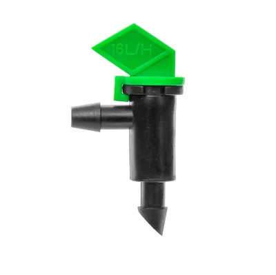 Green 67 Gph Drip Emitter Garden Flag Irrigation Dripper for Trees and Shrubs Irrigation