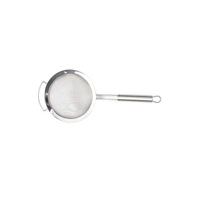 Stainless Steel 304 Eco-Friendly Fine Mesh Strainer 20 CM Dishwasher Safe LFGB Certified Broth Colander for Home Use