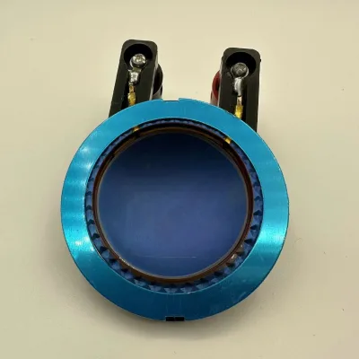 Round Titanium Film Horn Film Treble Blue Film Imported Pure Aluminum Flat Coil 44.4mm Core Treble Voice Coil Wholesale