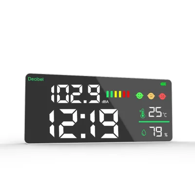 Dienmern 30~130dB Ran Sound Level Meter Noise Level Tester Environmental Monitoring Station Battery Powered Decibel Meter