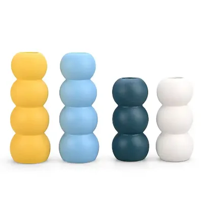Stock Modern Simple Morandi Bubble Flower Vase for Home Decoration