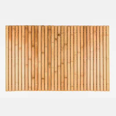 Hot Sale Eco-friendly Bamboo Bath Mat Living Room Hotel Household Bamboo Mat