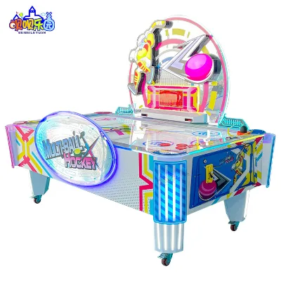 Full-Air Hockey Game Machine, 2-Player Battle Game Console for Indoor Game Center