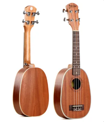 Hot Sale soprano Deviser Uk-21-35 Diy Pineapple Ukulele