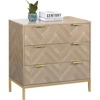 3 Drawer Chest Dresser Space Saving Bedroom Furniture Storage Solution Multifunctional Storage Cabinet Living Room Dresser