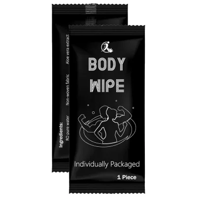 Shower Body Wipes Individually Wrapped Face Hand Wet Tissue Travel Outdoor Sports Bathing Cleaning Wipes
