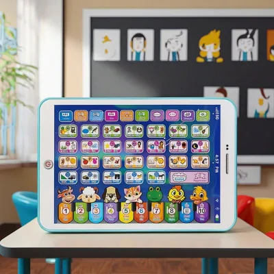 Belinda Smart French Learning Tablet Kids Early Education Machine Children Laptop Learning Education Toys Gifts Custom Language