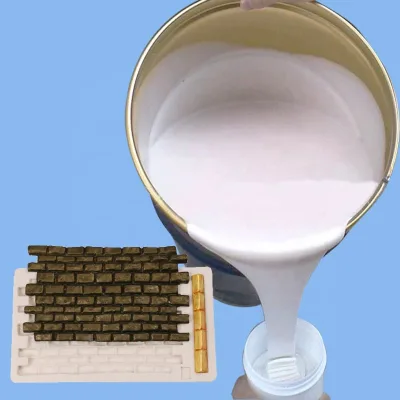 26A Hardness Tin Cure RTV-2 Silicone Rubber Honglian Brand Chemical Resistance for Mini Tile Molds | Hot Sale