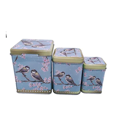 Classic Empty square Tin Box Professional Tin Manufacturer